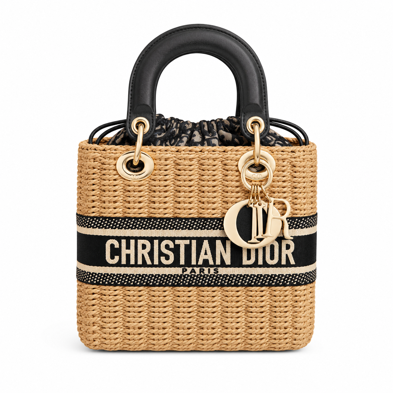 Christian Dior wicker bag