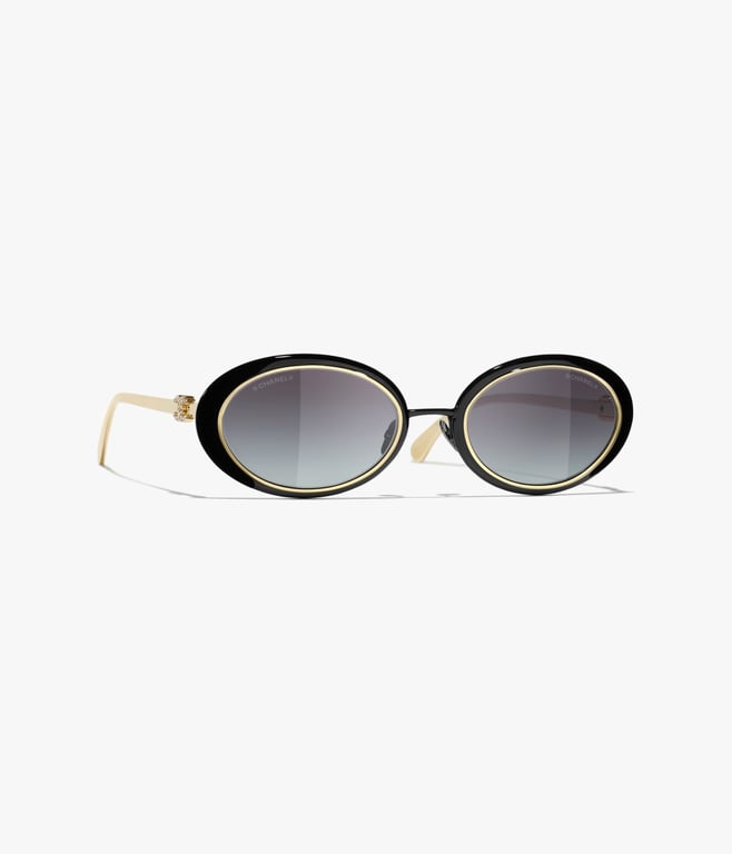 Chanel Oval Sunglasses