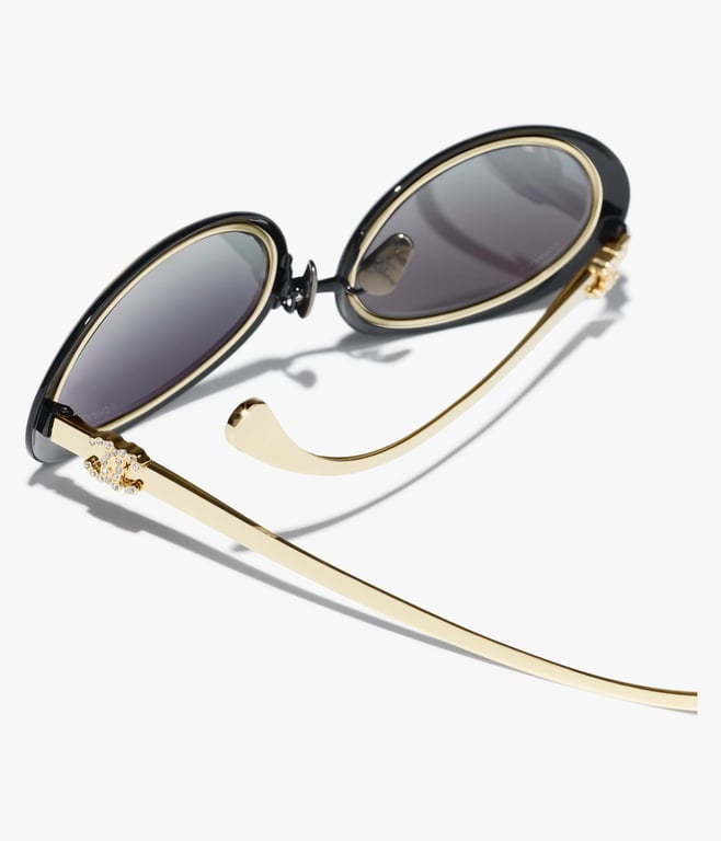 Chanel Oval Sunglasses