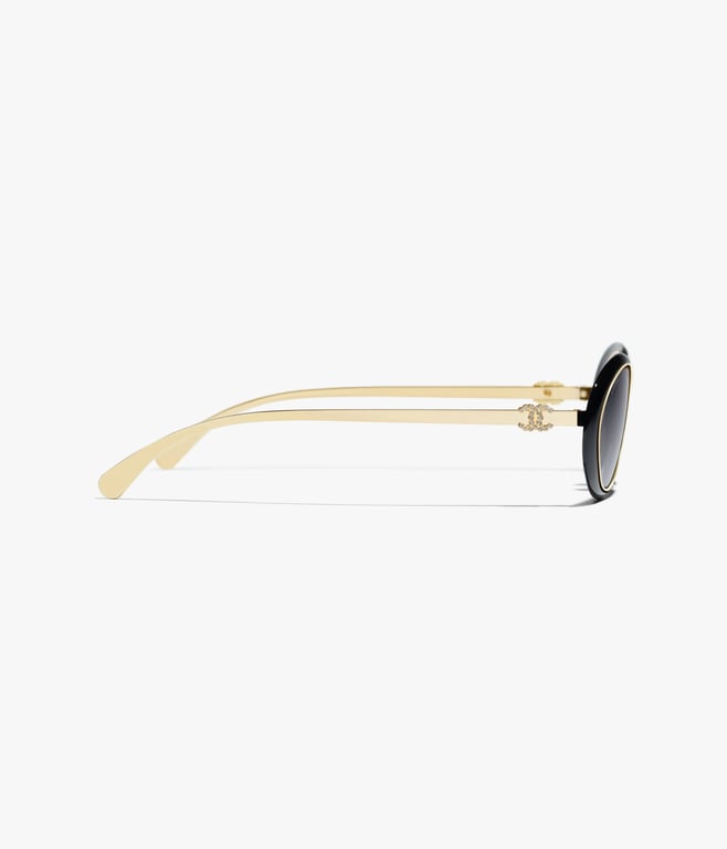 Chanel Oval Sunglasses