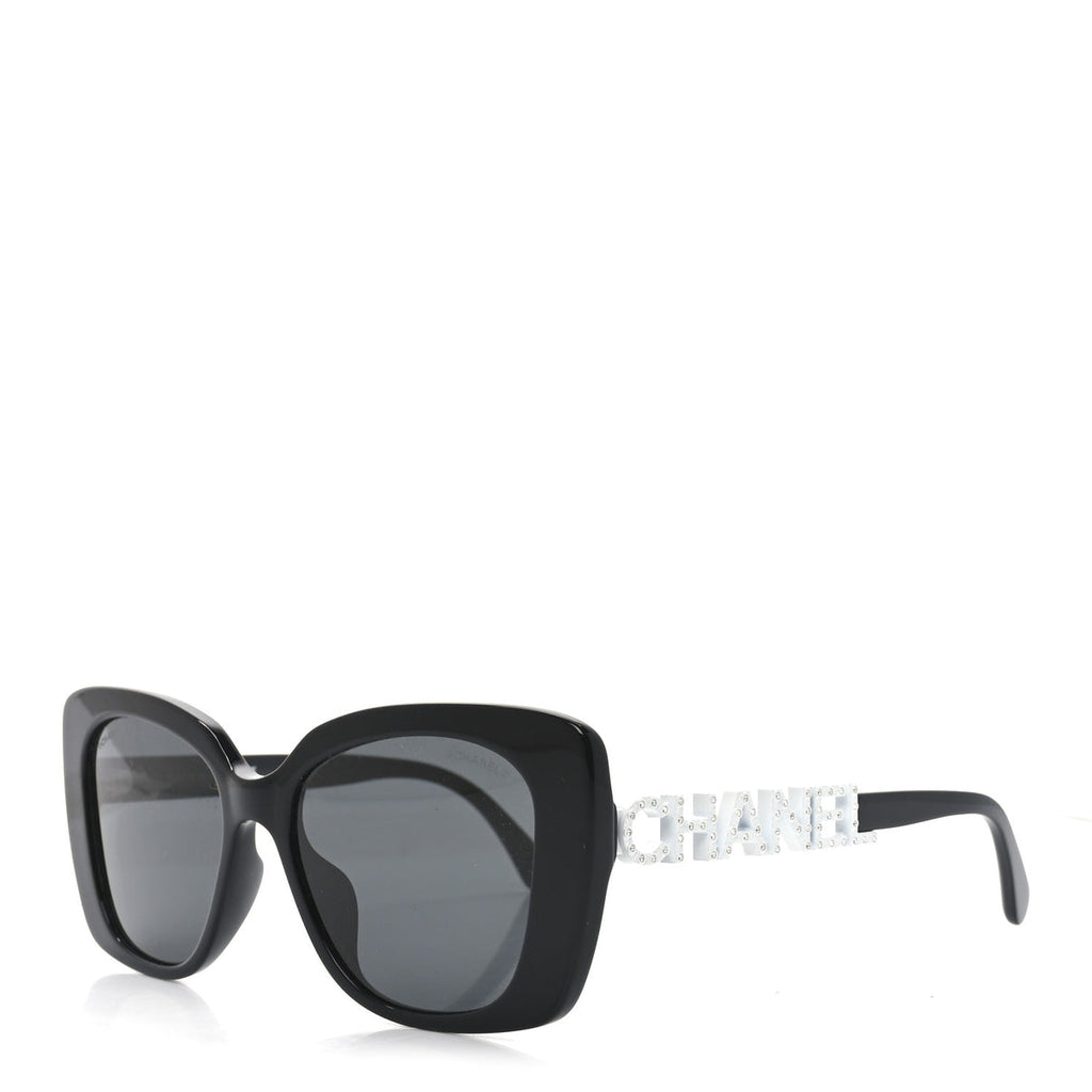 CHANEL
Acetate Strass Square Sunglasses