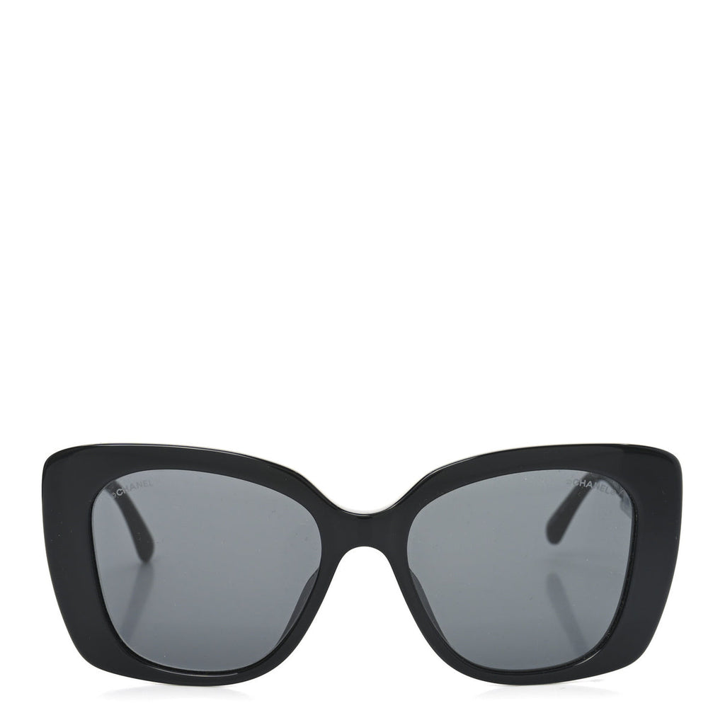 CHANEL
Acetate Strass Square Sunglasses