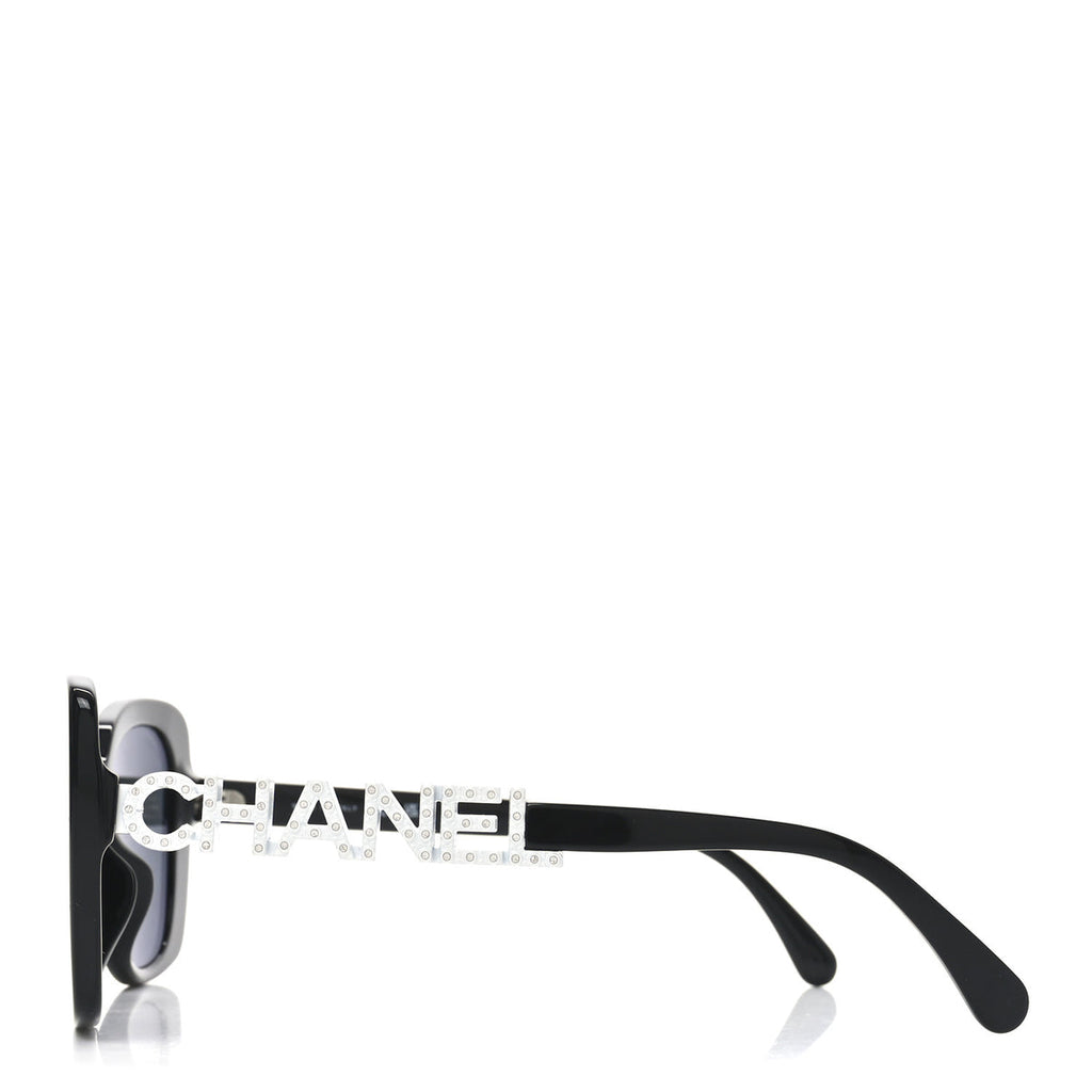 CHANEL
Acetate Strass Square Sunglasses