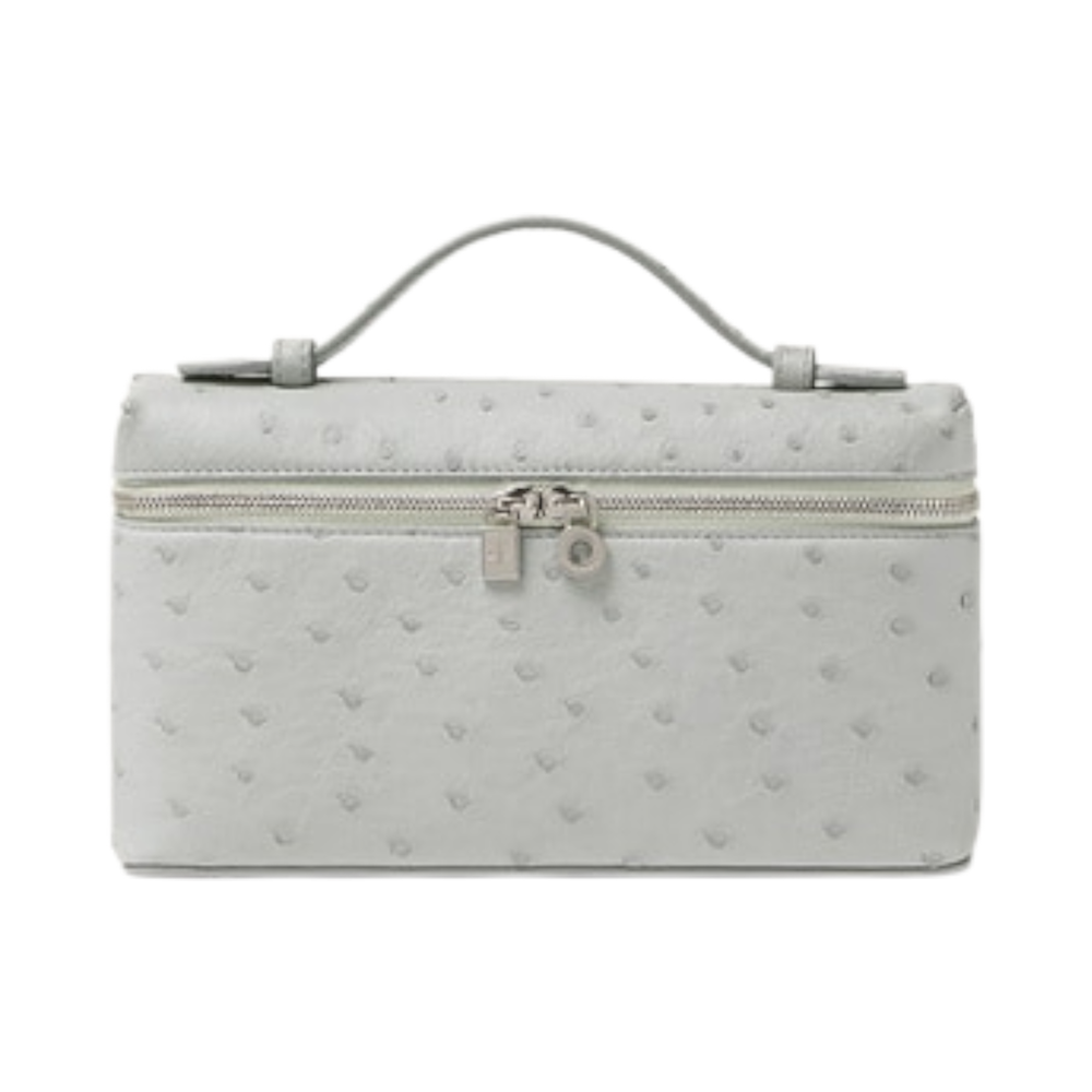 Loro Piana Extra Pocket L19 bag is crafted from ostrich