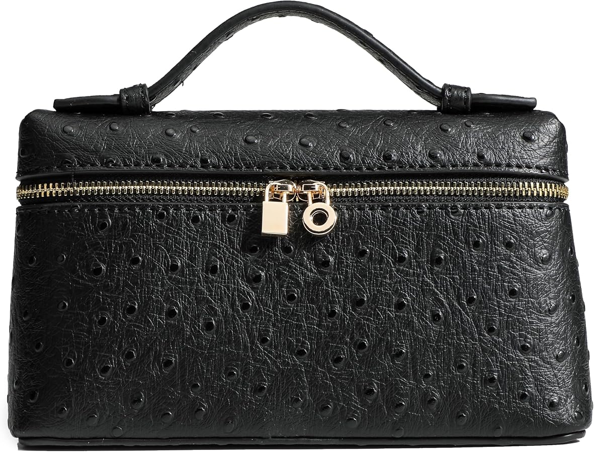 Loro Piana Extra Pocket L19 bag is crafted from ostrich