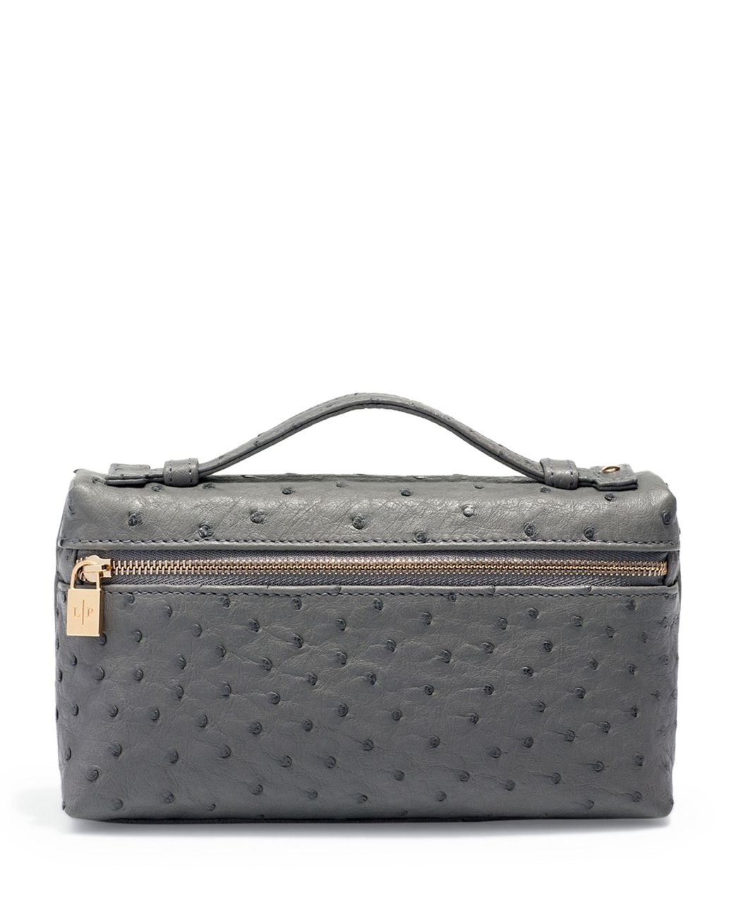 Loro Piana Extra Pocket L19 bag is crafted from ostrich