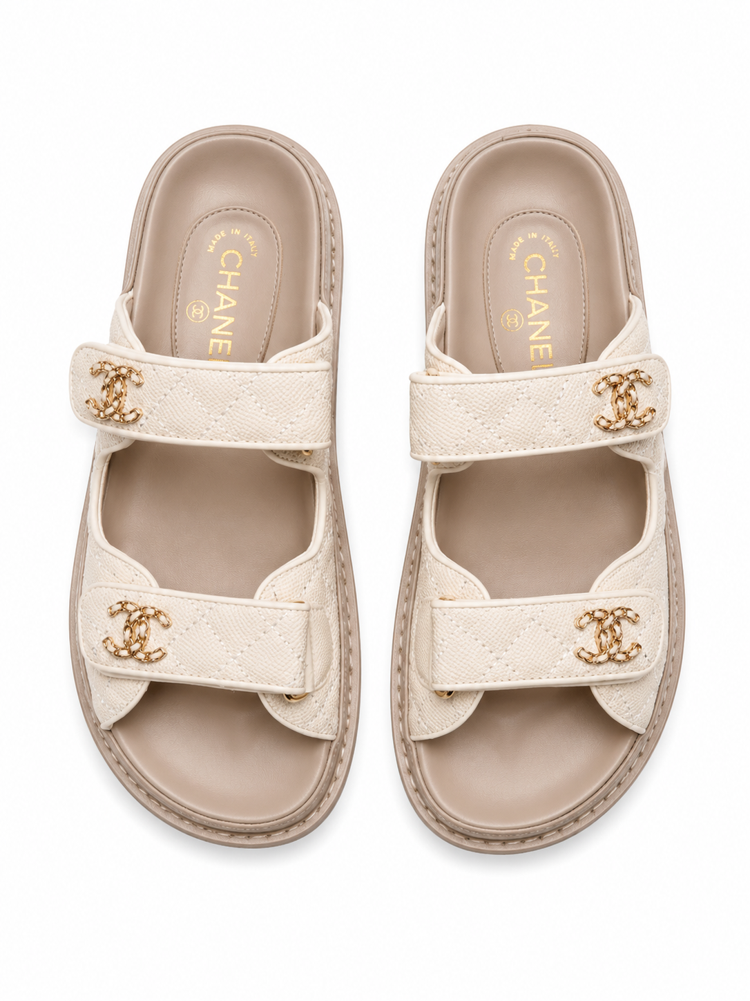 Chanel quilted caviar leather dad