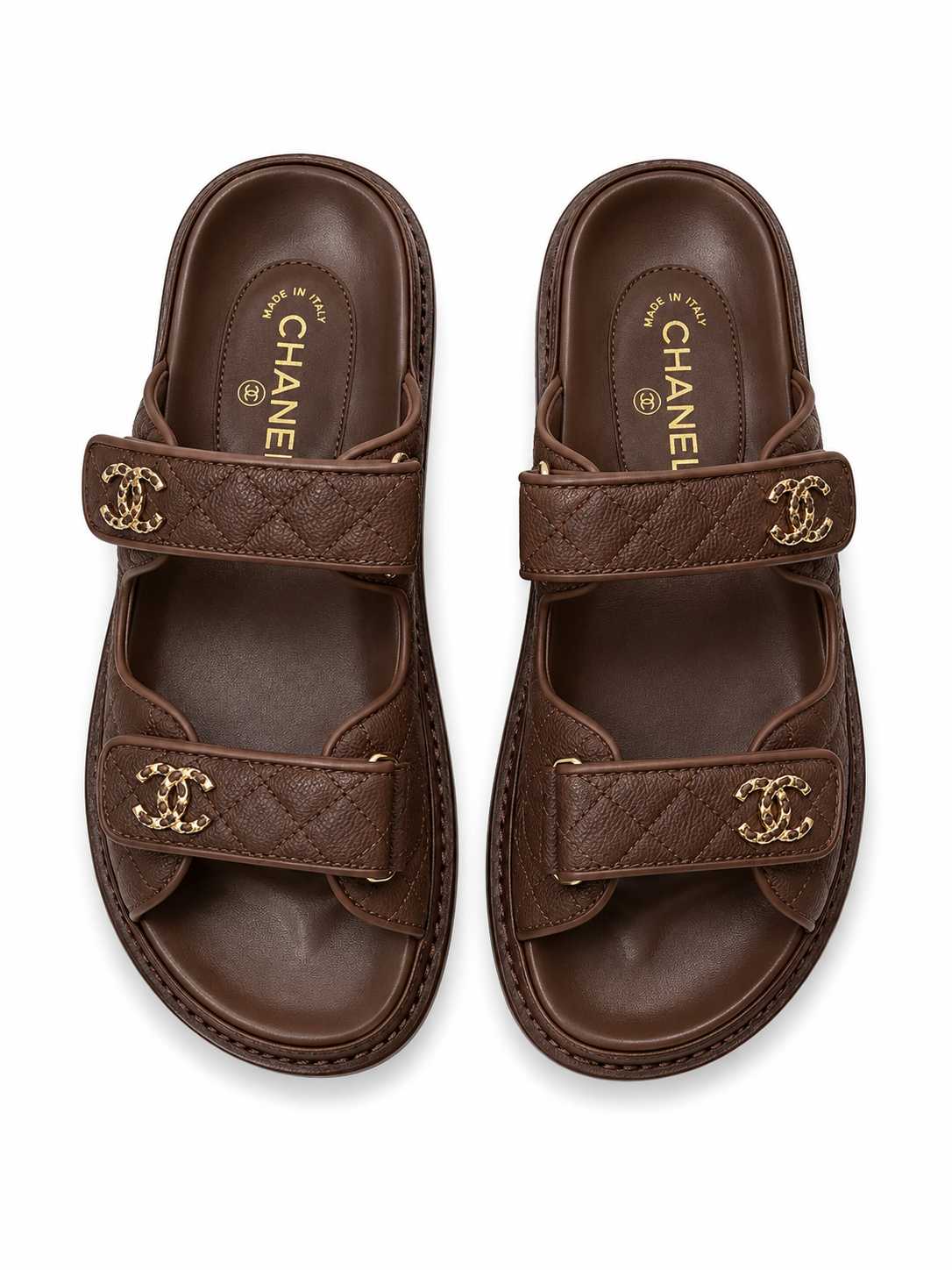 Chanel quilted caviar leather dad