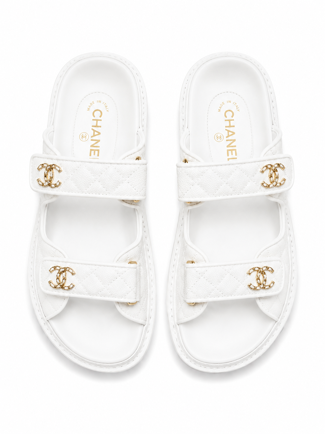 Chanel quilted caviar leather dad