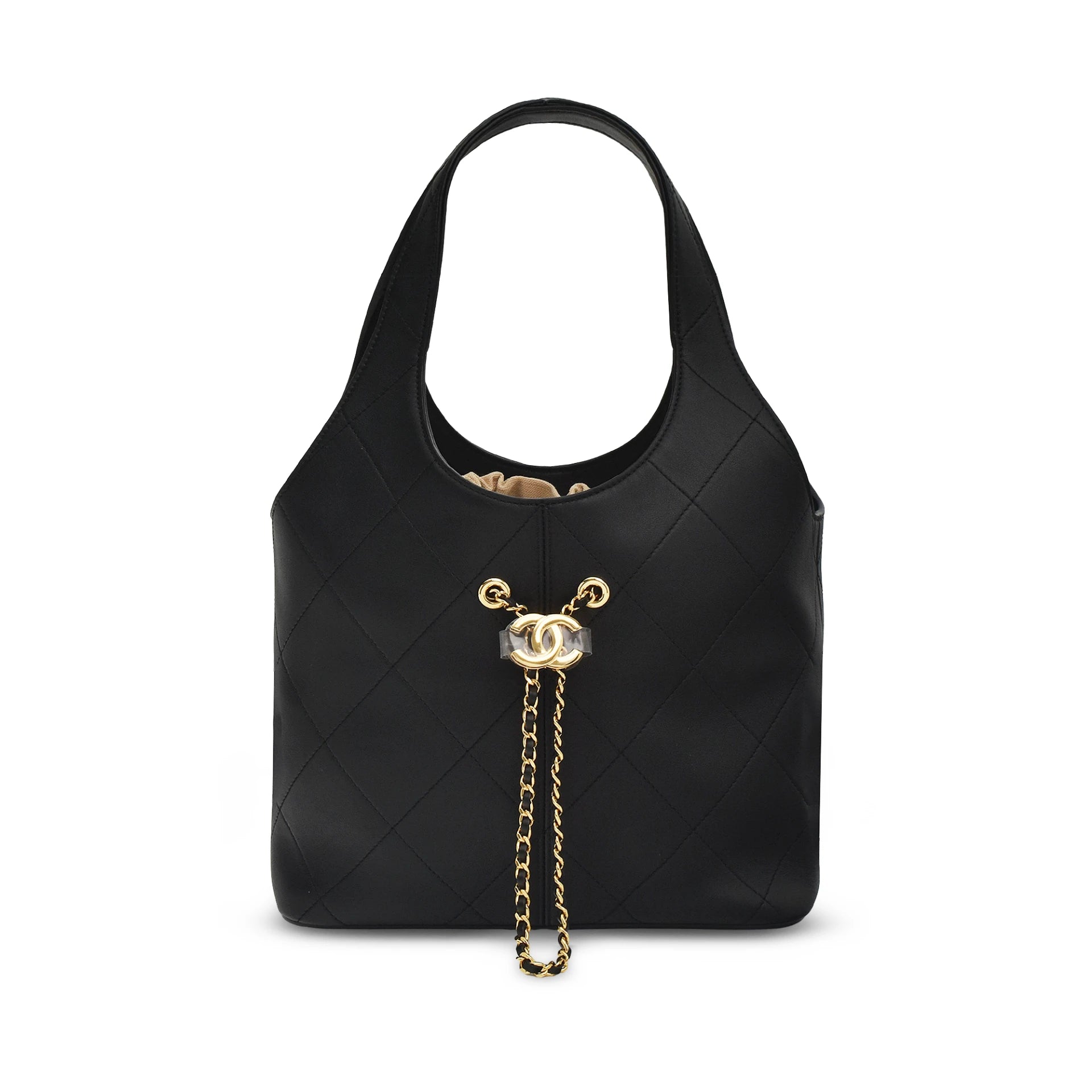 Chanel hobo bucket tote bag